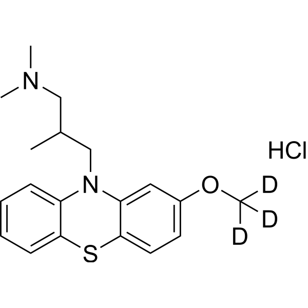 (Rac)-Levomepromazine-d3 hydrochloride ((Rac)-Methotrimeprazine-d3 hydrochloride) 1216745-60-6